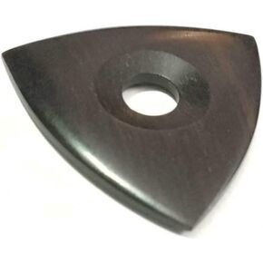 Guitar Picks Plectrum Ebony Wood Triangular Model Handmade Lot of 4 pcs