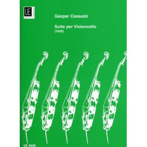 Cassadó: Suite for Cello