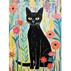 Paws & Reflect: A Fishbowl Caper from Cross & Glory - Humorous 1000 Piece Challenge with Colorful Imagery and Whimsical Cat Antics - Funny Jigsaw Puzzle