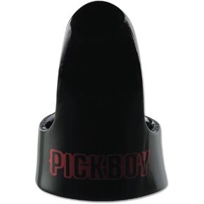 Pickboy Finger pick, Black, Cellulose, 1.20mm, medium, 25 picks