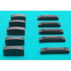12 pcs Natural Ebony Violin NUT Best Quality