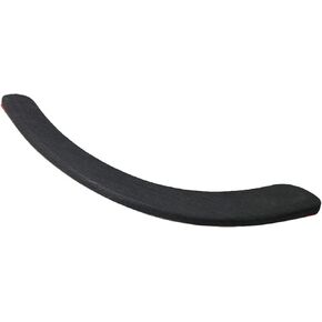 Yibuy 19.5x1.4cm Black Figured Solid Rosewood Guitar Arm Rest Part for 39-41 Inch Acoustic Guitar