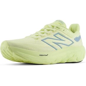 New Balance Women's W1080V13 Running Shoe, Limelight/Chrome Blue/Silver Metalic, 9
