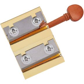 Violin Peg Shaver, Brass and Steel Violinist Musical Instrument Accessories B120 Golden Reamer Cutter for Violin Lovers