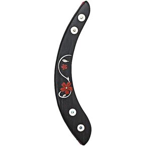 Alnicov Black Wood Guitar Arm Rest with DIY Self Adhesive Guitar Parts Accessories Replacement for Acoustic Guitar