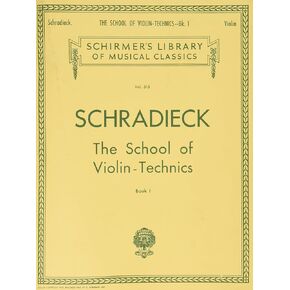 Henry Schradieck School Of Violin Technics Book 1 (Dexterity) Vln