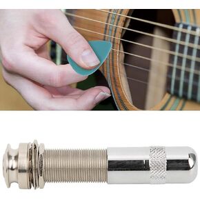 End Pin Endpin Jack Socket Plug Acoustic Electric Guitar 1/4 Inch Output with Rear Cover Copper Material