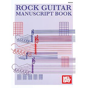 Rock Guitar Manuscript Book