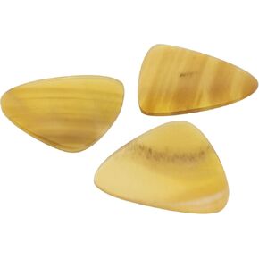 Golden Gate Guitar Picks (MP-20-3PK), Horn,Large Triangle - X-Stiff