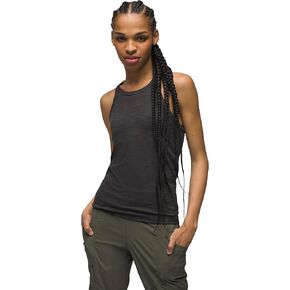 PRANA CLOTHING Black Heather Becksa Tank L, 1 EA
