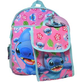 Disney Stitch 3D 10 Inches Mini Deluxe Backpack with 1 Front pocket