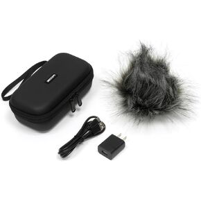 Zoom APH-4e Accessory Pack for the H4essential with Hairy Windscreen, Padded Shell Case, AC Adapter, & USB C-Cable