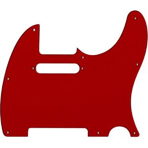 Telecaster pickguard, red translucent acrylic for customize electric guitar