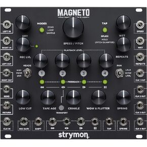 Strymon Magneto Four Head Tape Delay And Looper Eurorack Module with Spring Reverb for Eurorack Synth Setups