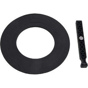 Black Bass Drum Head Adjuable Port Hole Handle Tool Kit Hole for Drum