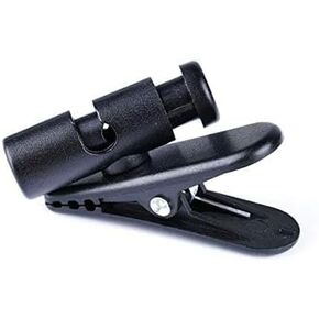 Headset wire Clip for Earphone Wire, Fixed Cable on the Clothes, 3 Pcs Black Clips for Most Headset wire