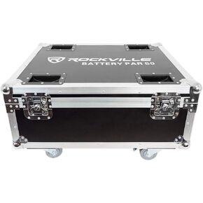 Rockville Charging Road Case for (10) Battery PAR 50 Lights