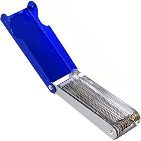 Guitar Bass Ukulele Nut Saddle Slotting Files Grinding Tool Set with Grinding Box Electric Guitar Parts and Accessories
