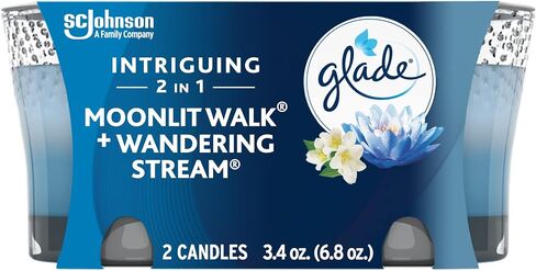 Glade Candle Jar, Air Freshener, 2in1, Vanilla Passion Fruit + Hawaiian Breeze, 3.4 Oz in Saudi Arabia