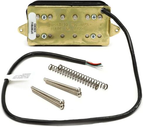 DiMarzio DP155FBK Black - حزمة التقاط هامبوكر ذا تون زون F-Spaced مع 12x أعواد جيتار فندر وقماش تلميع الصوت السائل in Saudi Arabia