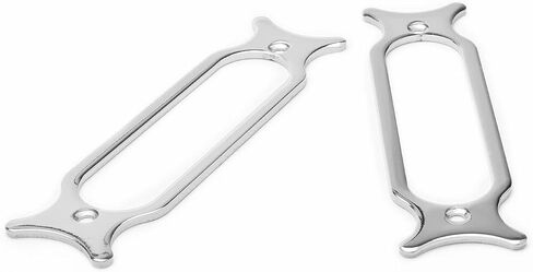 Metal Single Coil Pickup Mounting Ring Set Pickups Cover Frame Replacement Part for Electric Guitar (3 Pack, Silver) in Saudi Arabia