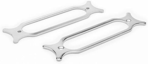 Metal Single Coil Pickup Mounting Ring Set Pickups Cover Frame Replacement Part for Electric Guitar (3 Pack, Silver) in Saudi Arabia