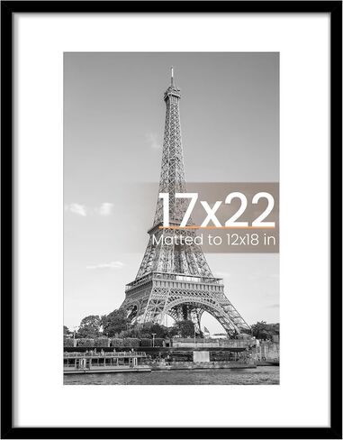 إطار صورة upsimples مقاس 10x12، عرض صور مقاس 7x9 مع حصيرة أو 10x12 بدون حصيرة، إطار صورة معلق على الحائط، ذهبي، عبوة واحدة in Saudi Arabia