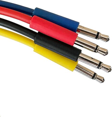Eurorack Modular Synthesizer Patch Cables, ARC Ultra Thin, 40 Pieces (10 Lengths X 4 Colors) in Saudi Arabia