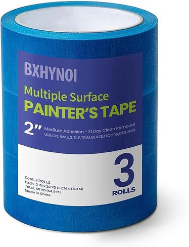 Painters Tape,4 Rolls,1 in. W X 60 YD,Blue Masking Tape for Walls,Paint in Saudi Arabia