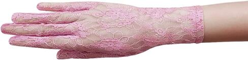 Flower Pattern Women's Lace Gloves Wrist Length in Kuwait