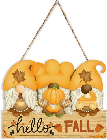 Happy Halloween Welcome Sign, Front Door Decor, Hanging Wall Decor with Pumpkins, 11.7 x 4.3 inch and 11 x 6 inch Connected Wooden Plaques, Perfect for Home, Office, and Party Decorations in Saudi Arabia