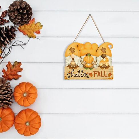 Happy Halloween Welcome Sign, Front Door Decor, Hanging Wall Decor with Pumpkins, 11.7 x 4.3 inch and 11 x 6 inch Connected Wooden Plaques, Perfect for Home, Office, and Party Decorations in Saudi Arabia