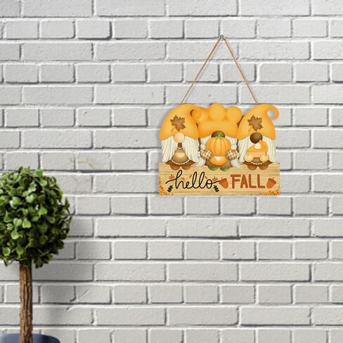 Happy Halloween Welcome Sign, Front Door Decor, Hanging Wall Decor with Pumpkins, 11.7 x 4.3 inch and 11 x 6 inch Connected Wooden Plaques, Perfect for Home, Office, and Party Decorations in Saudi Arabia