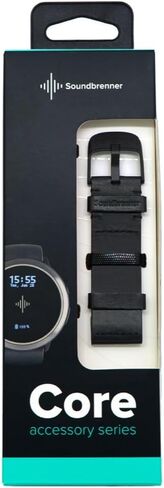 Soundbrenner Core Italian Leather strap (Black) in Saudi Arabia