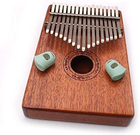 2 PCS Kalimba Silicone Thumb Finger Protector. Fingertip Protectors for Beginners Starters. Guitar Thumb Picks Great Gift for Kids Adult. Green Large Nail Protection Cover in Saudi Arabia