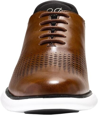 Cole Haan Men's 2.Zerogrand Laser Wingtip Oxford, Black Leather/Black, 7.5 Wide in Saudi Arabia