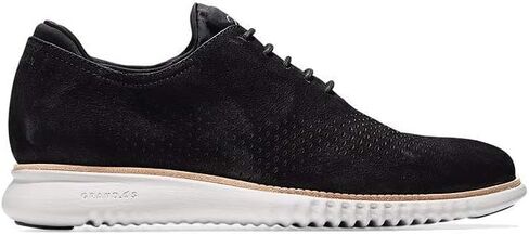 Cole Haan Men's 2.Zerogrand Laser Wingtip Oxford, Black Leather/Black, 7.5 Wide in Saudi Arabia