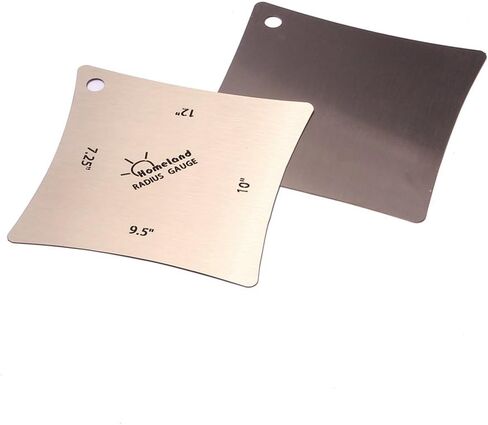 Alnicov 2PCS Guitar Fingerboard Fretboard Saddle Nut Radius Gauges Measuring Tool in Saudi Arabia