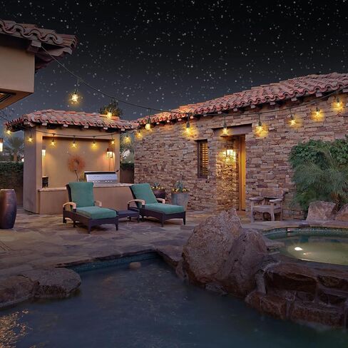 سلسلة مصابيح LED كهربائية من Feit مع تأثير لمبات اللهب، سلسلة مصابيح مقاومة للكسر بدرجة تجارية 12 قدمًا، 6 مقابس، قابلة للربط، عمر 15,000 ساعة، SL12-6/FLAME، تتضمن 7 مصابيح in Kuwait