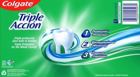 Colgate Travel Size toothpaste, Multicolor, Triple Action, 2.5 Ounce in Saudi Arabia