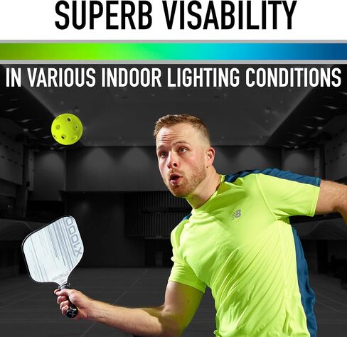 Franklin Sports X-26 Indoor Pickleballs - Indoor Court Pickleball Balls - 3 Pack, 12 Pack + Bulk 100 Pack of Pickleballs - USA Pickleball (USAPA) Approved Tournament Pickleballs - Multiple Colors in Saudi Arabia