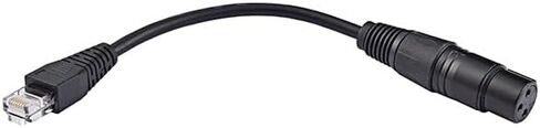 Halokny 3-Pin XLR to RJ45 Cable DMX512 Network Transmission Line, RJ45 Male to XLR Female Network Connector Extension Cable 1Ft (XLR F/RJ45 M) in Saudi Arabia