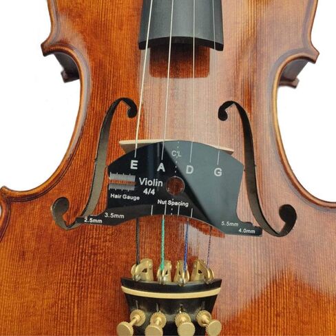 Jiayouy 3 قطعة مكشطة لوحة الأصابع أداة صنع القالب 1/2 3/4 4/4 أداة مرجعية لإصلاح جسور الكمان باللون الأسود in Kuwait