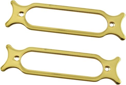 LQ Industrial 2PCS 100x26x2mm Black Guitar Pickup Mounting Ring Metal Electric Guitar Single Coil Pickup Border Suitable for ST SQ Electric Guitar Replacement Part in Saudi Arabia
