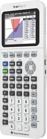 TI-84 Plus CE، آلة حاسبة للرسوم البيانية الملونة، باللون الأحمر (متجددة) in Saudi Arabia