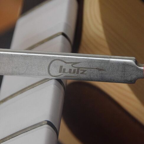 Premium Guitar Luthier Tool Set for Guitar Bass Setup Kit Includes 1 Piece String Height Gauge Fret Rocker Leveling Tool, 1 Piece Guitar Fret Crowning Luthier File, 2 Pieces Fingerboard Guards, in Kuwait