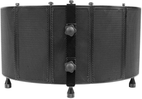 Rockville ROCKSHIELD 3 Large Studio Mic Isolation Shield w/Sound Dampening Foam in Saudi Arabia