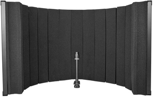 Rockville ROCKSHIELD 3 Large Studio Mic Isolation Shield w/Sound Dampening Foam in Saudi Arabia