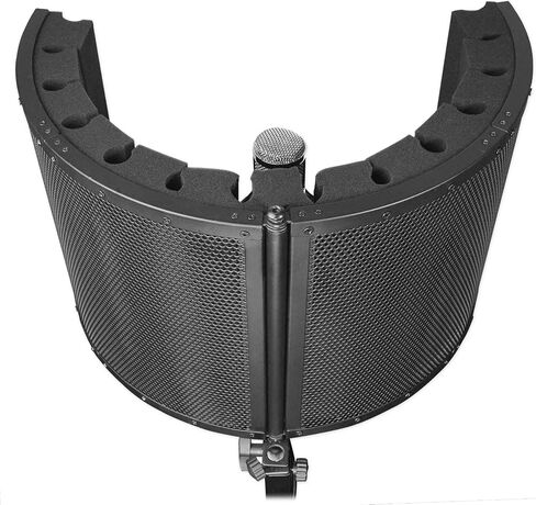 Rockville ROCKSHIELD 3 Large Studio Mic Isolation Shield w/Sound Dampening Foam in Saudi Arabia
