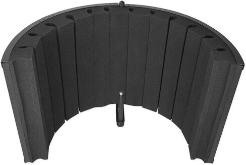 Rockville ROCKSHIELD 3 Large Studio Mic Isolation Shield w/Sound Dampening Foam in Saudi Arabia